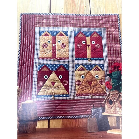 Quilted Furry Friends Animal Themed Sewing Pattern Book By Jan Kornfeind - Picture 3 of 3